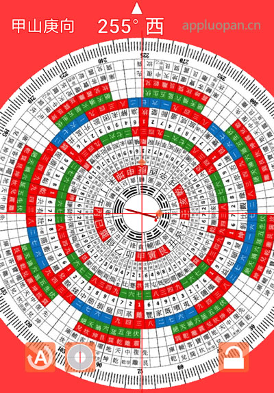 手机电子罗盘是手机版电子风水罗经盘软件利用手机的地磁场感应器工作的