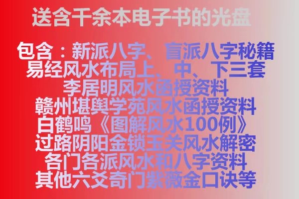 含千余本周易电子书的光盘