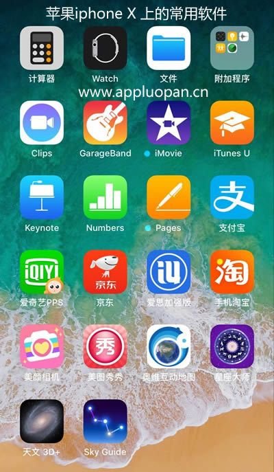 苹果iphone X周易算命手机