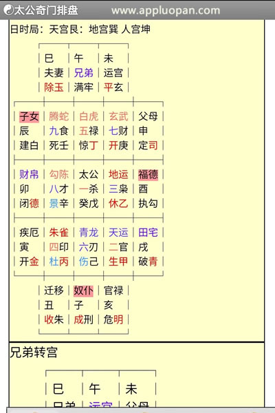 太公奇门排盘软件