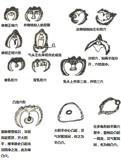 阴宅堪舆地理风水的穴形