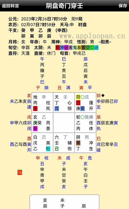 道家阴盘奇门穿壬APP软件